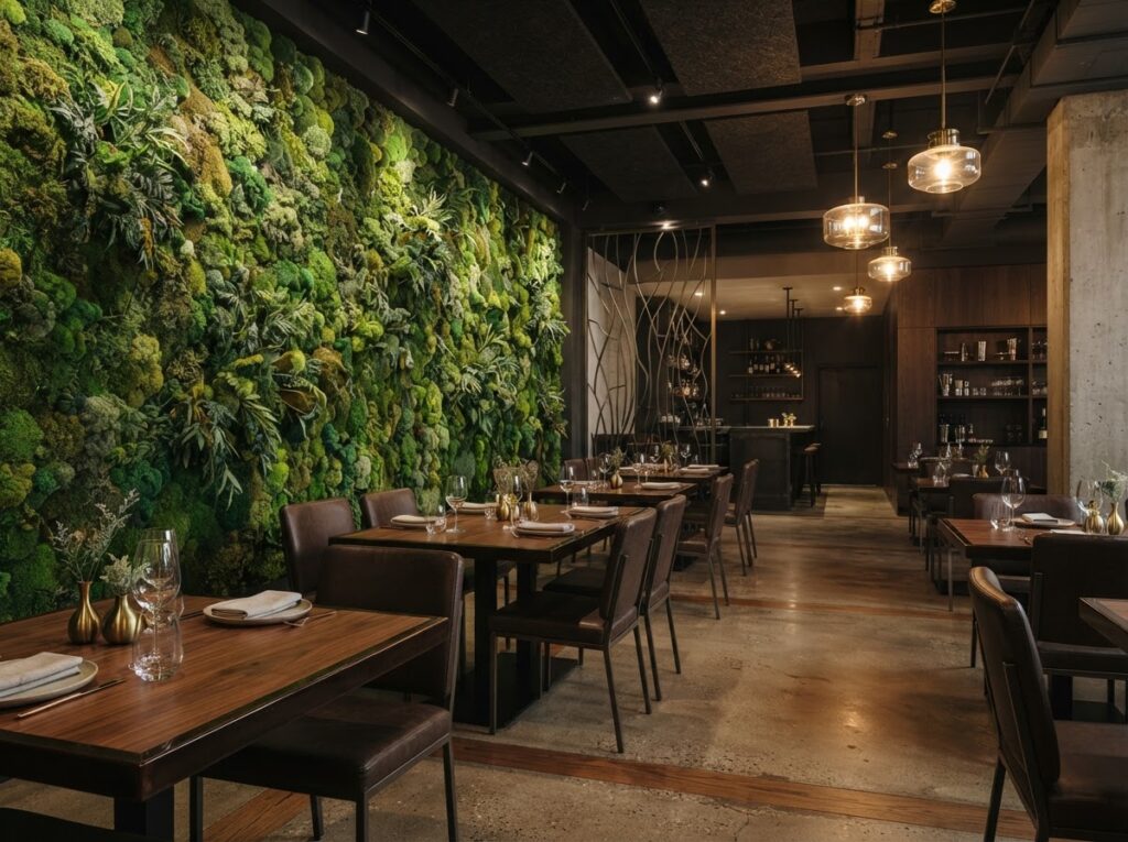 Restaurant biophilique